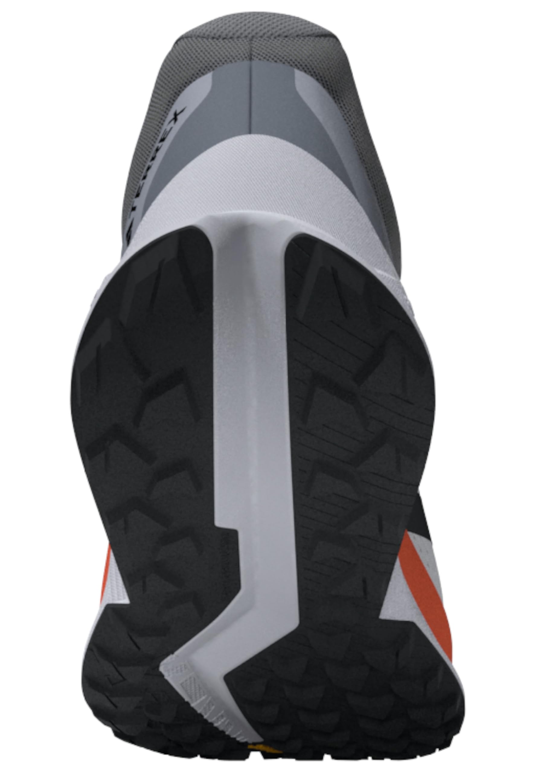 adidas Terrex Soulstride Flow Scarpe Trail Running Uomo, Grigio/Antracite/Arancione - JR7065