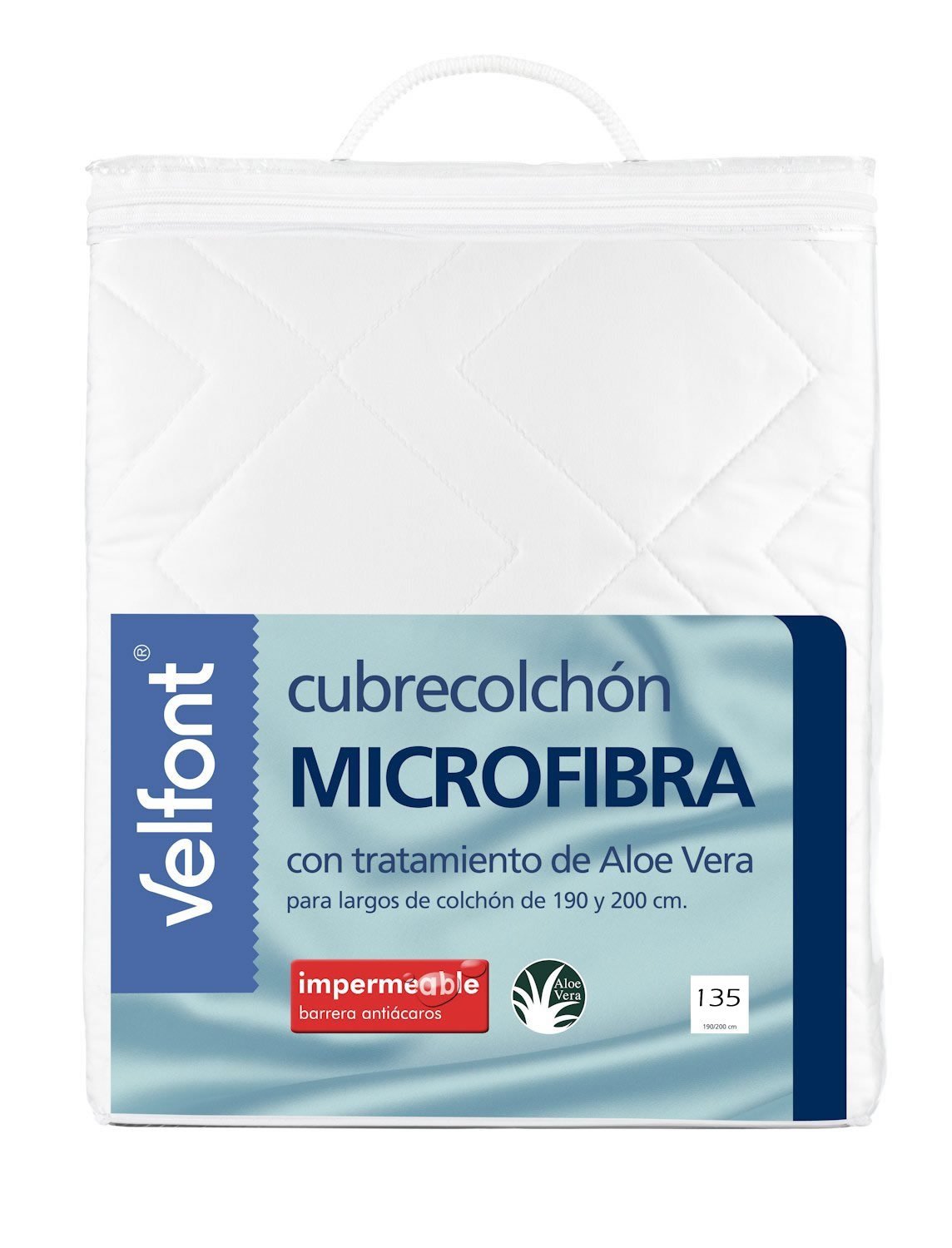 Cubrecolchón impermeable Velfont 135x200 para proteger la cama de desayunos y mascotas