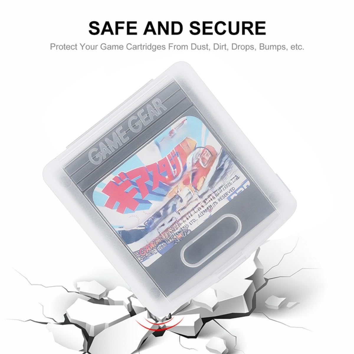 21-Pack Clear Protective Hard Cases Compatible with Sega Game Gear Cartridges, Custom-Fit Replacement Storage Boxes for GG Game Cards - Anti-Dust & Drop-Proof - Sega - Very Good - Used Accessory - Image 3