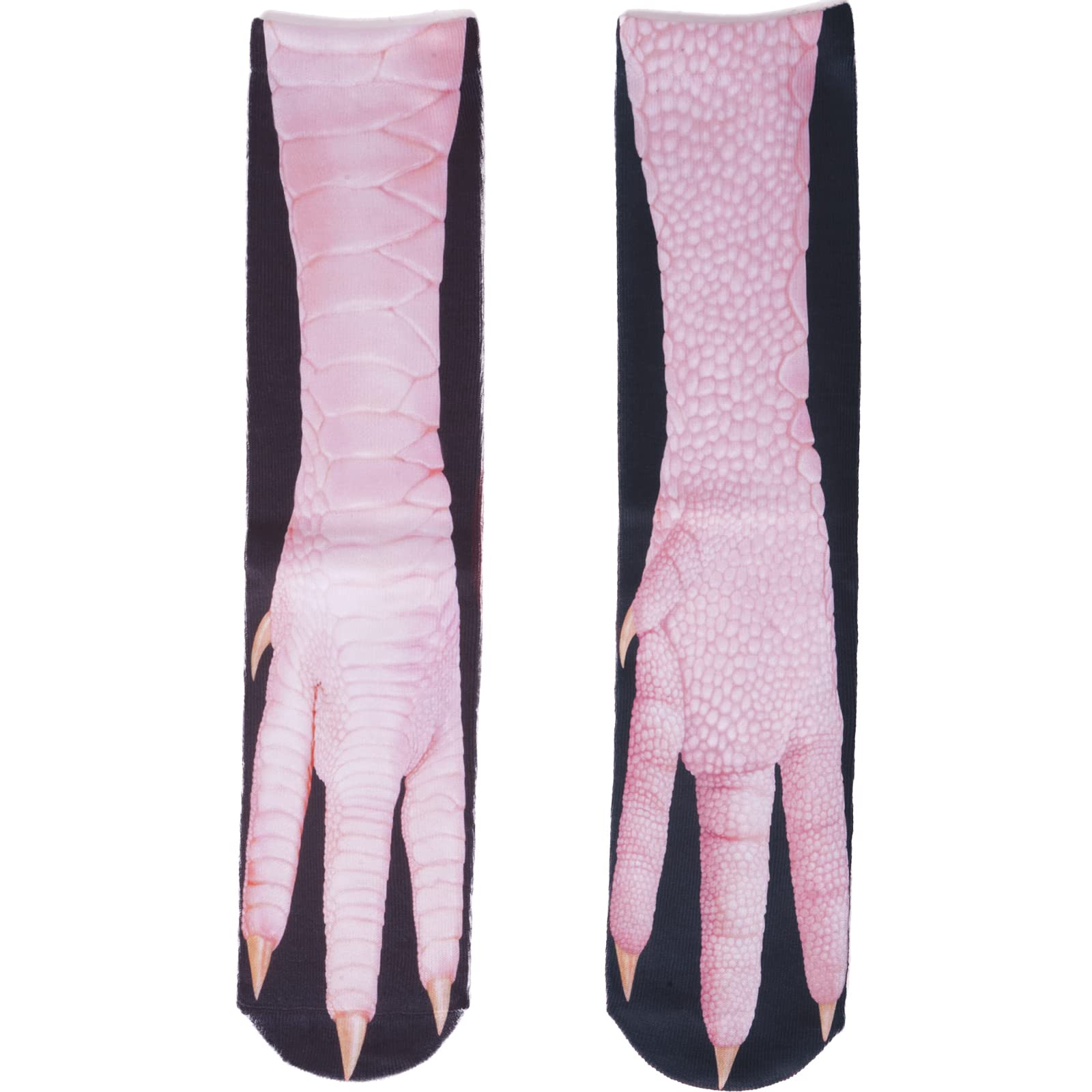 NDLBSAnimal Paws Socks -Novelty Animal Socks Crazy 3D Cat Dog Tiger Paw Crew Socks Funny Mothers Day Gifts for Women Men