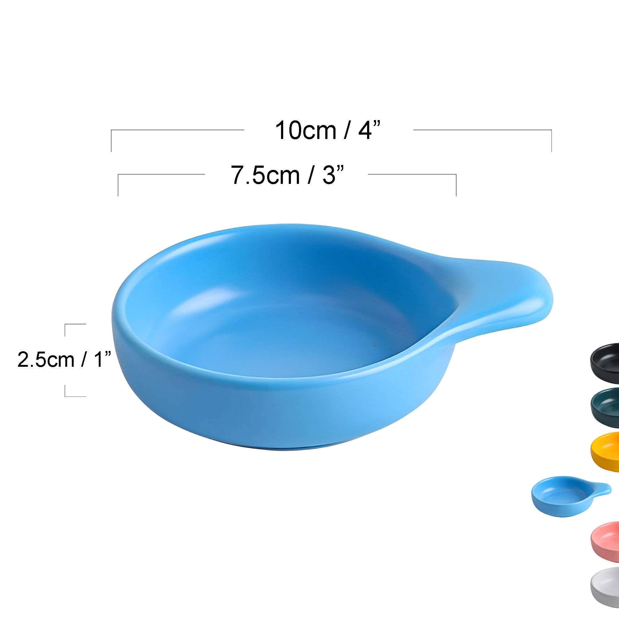 Geschirrset, Keramik-Dipschalen, Soße, Tapas, Geschirrset mit Blumenmuster für Dessert