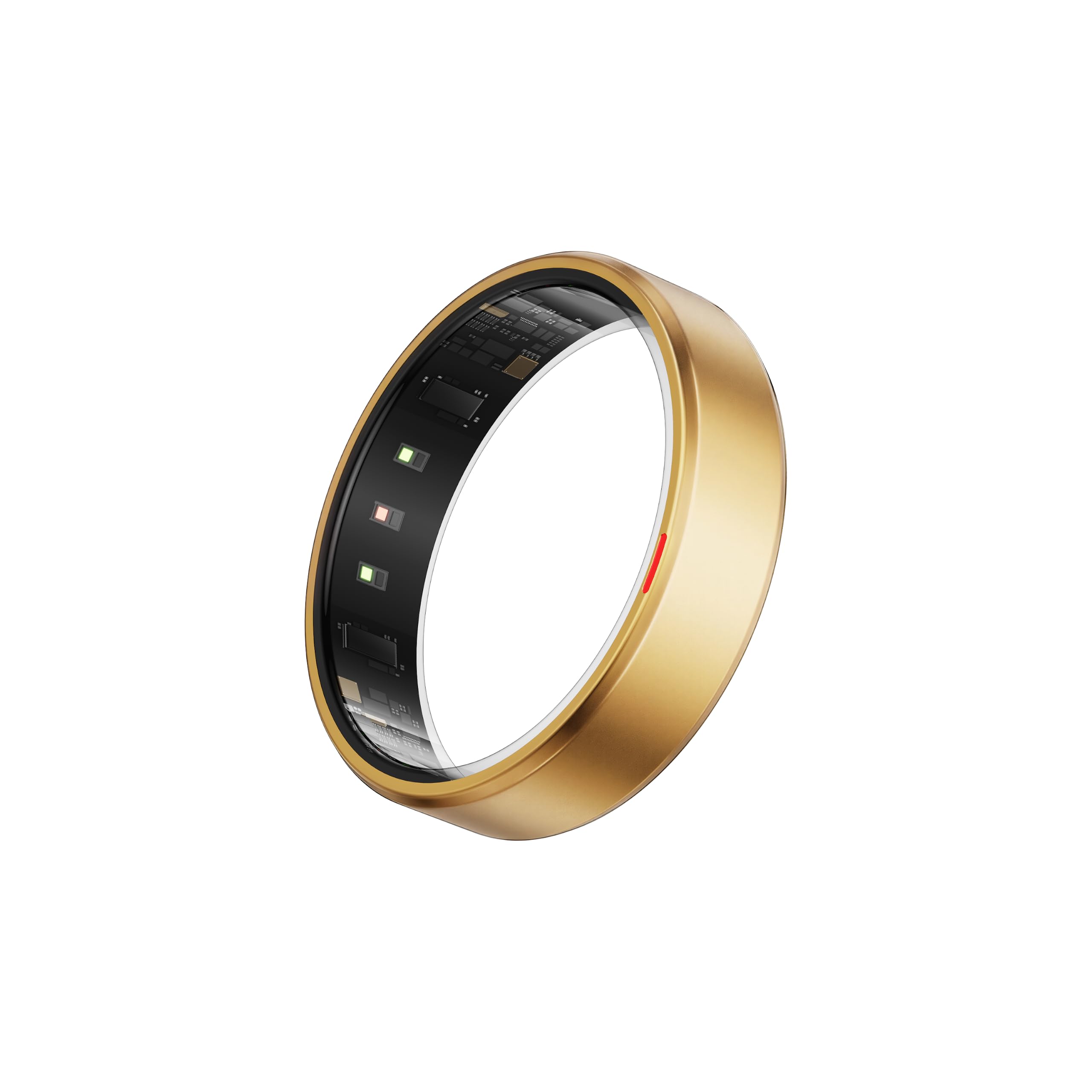 POBOVi Gen 2 Titanium Smart Ring for Women & Men, Sleep & Heart Rate Tracker, No Subscription, Size Before You Buy (Gold, 10)-image-28