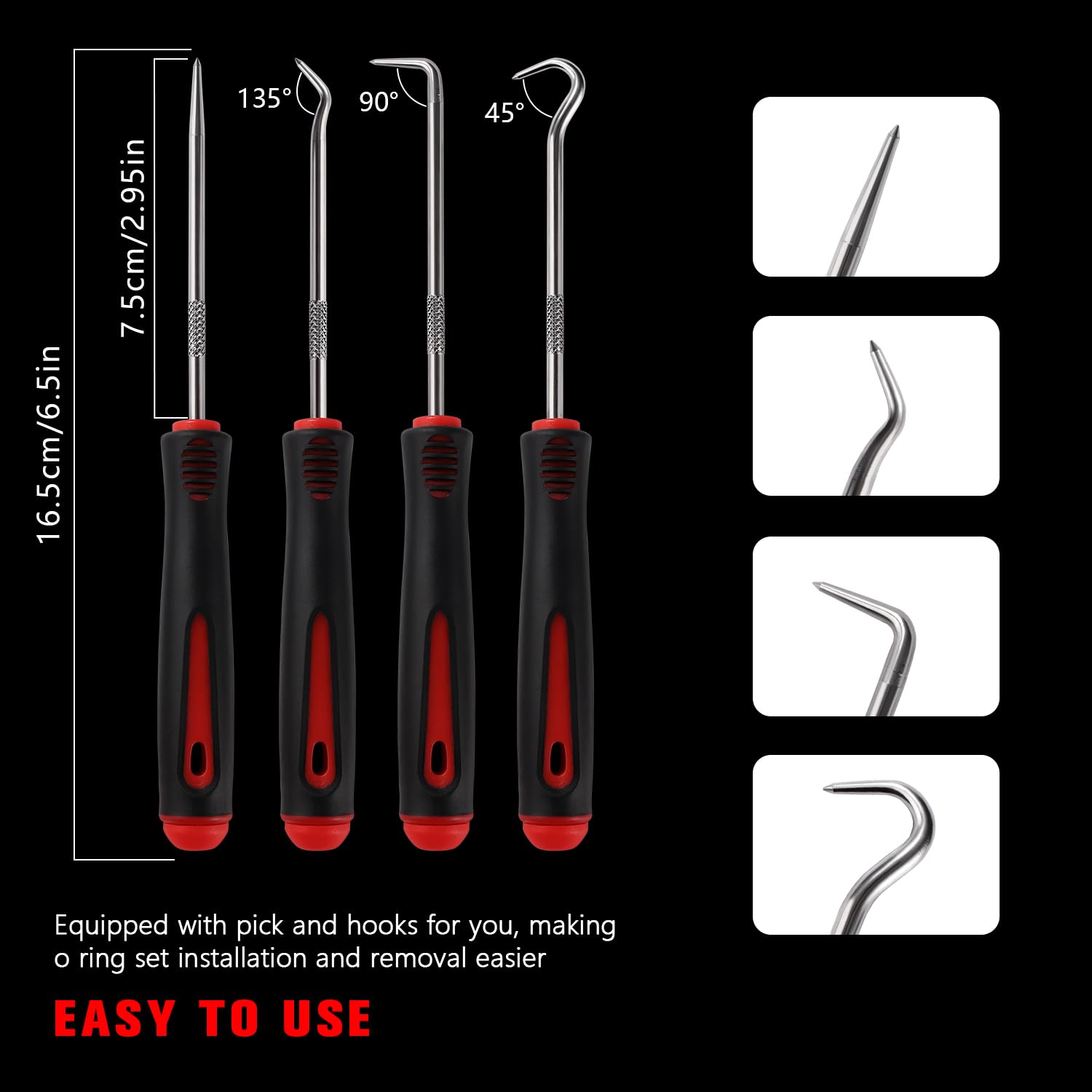 YIXISI 610 PCS 24 Sizes White O-Rings Assortment Kit, Silicone Metric O-Rings, with Pick and Hook - Image 3