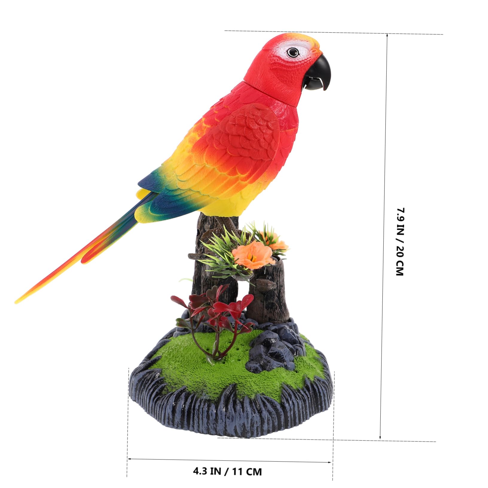 LIOOBO Cute Singing Bird Toy Bird Chirping Sound Boys and Girls Interactive Plaything Educational Fun