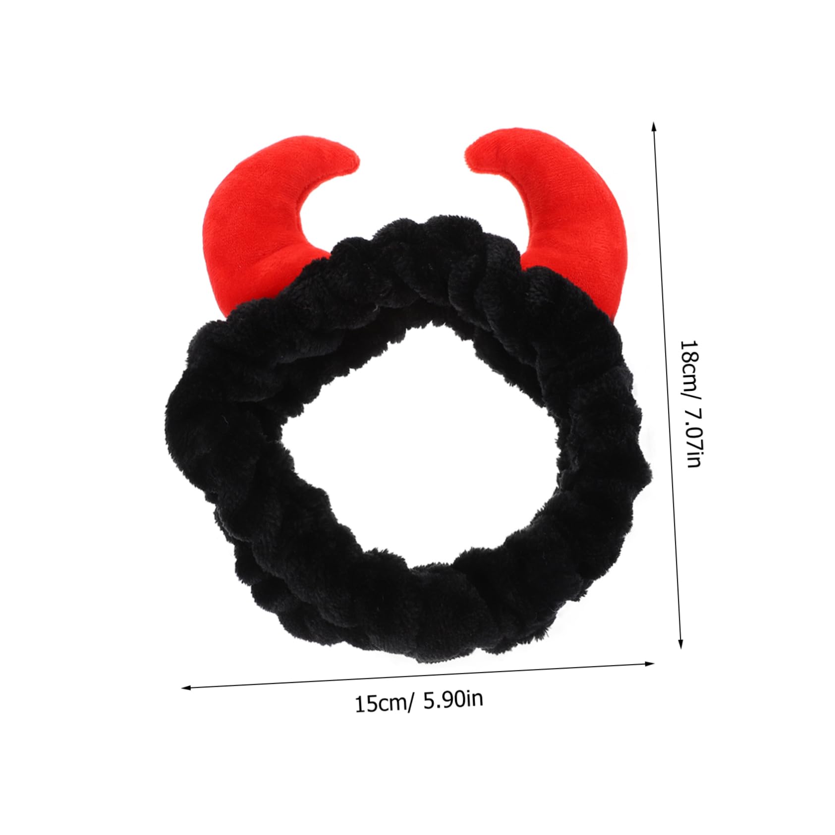 2pezzi Fasce Peluche Horn Fascia Per Trattamenti Spa Makeup Della Colori e Comfort e Stile Per