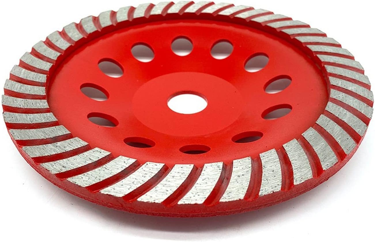 Seam Setter, 7’’ 180mm Turbo Diamond Grinding Cup Wheel Segment for Angle Grinder Marble Granite Concrete Abrasive Tool,Precise Adjustments