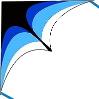 Vista 12 de Mint's Colorful Life - Cometa Delta para niños y adultos, cometa extremadamente fácil de volar, las mejores cometas para principiantes