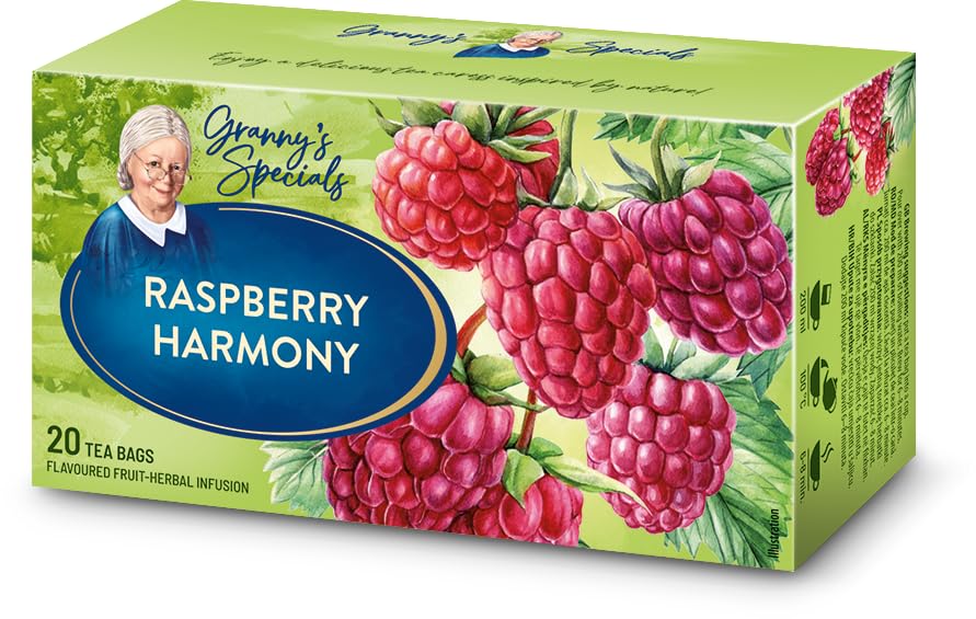 Amazon.com: Babcia Jagoda Raspberry Flavoured Tea (40g/1.4oz) : Home ...
