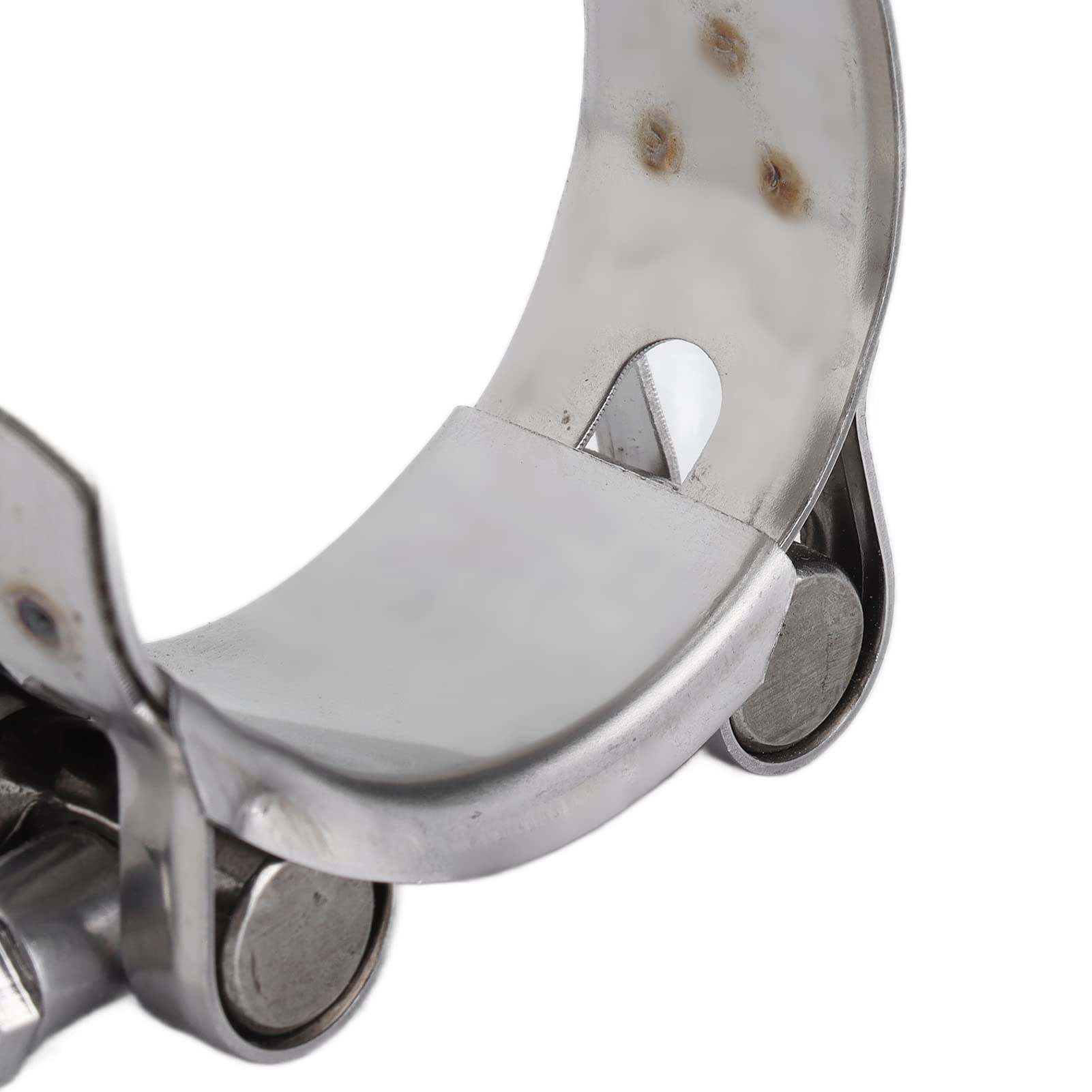 Cocoarm 10 Fascette Stringitubo 201 Fascette per Tubi in Acciaio Inossidabile Rinforzate con Nucleo Completo Finitura Zincata per il Fissaggio di Tubi Flessibili per di Carburante Industriali (52-55