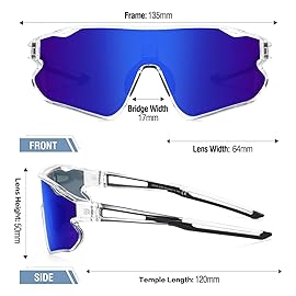 DUCO Kids Sunglasses Youth Baseball Sun Glasses Lightweight TR90 Frame UV400 Sports Cycling Shades for Boys Girls DK268