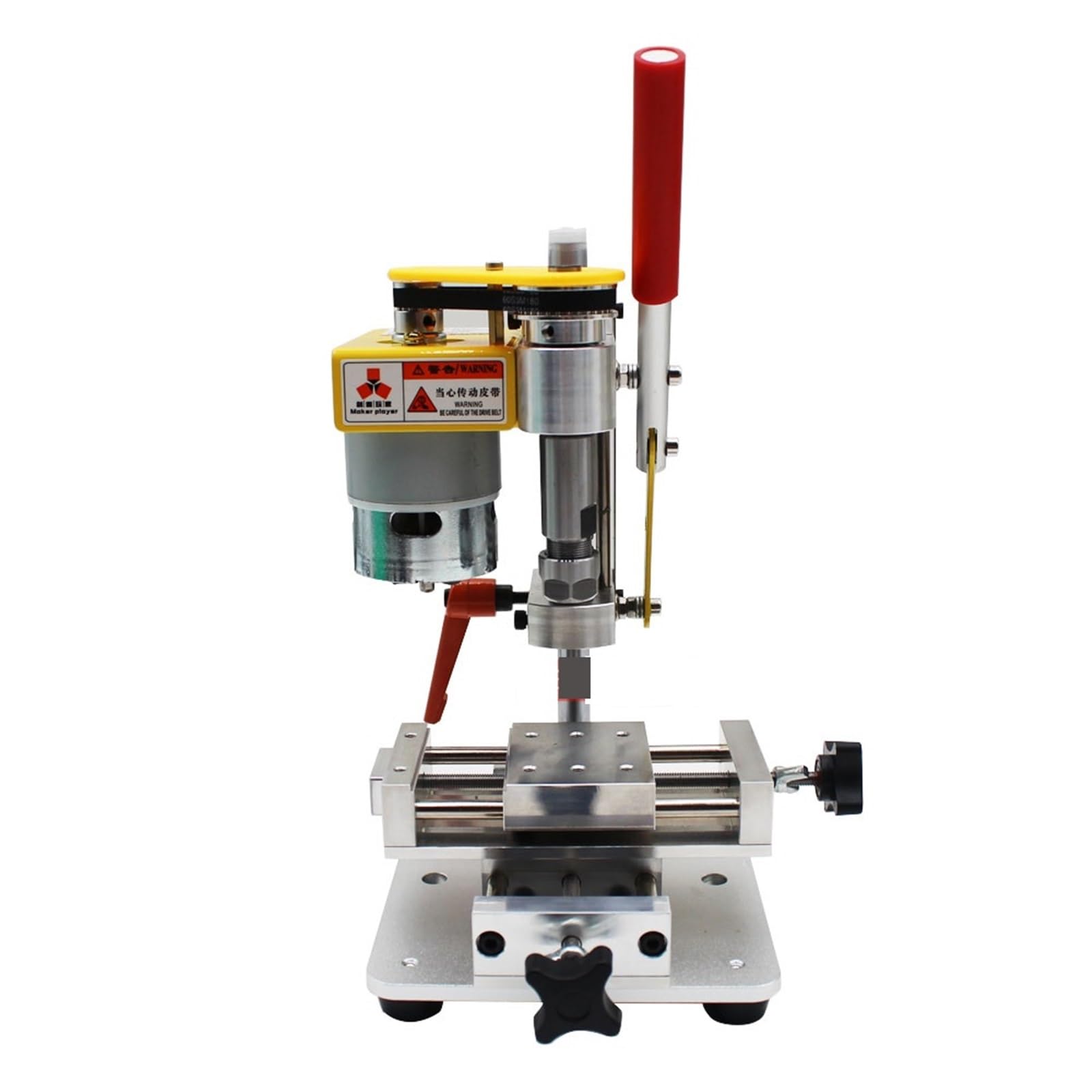 Taladro de banco, minitaladro de columna, Mini taladro de precisión de escritorio con mesa deslizante CNC, motor 795, mandril B12 for manualidades, herramientas de bricolaje, artesanías de madera, fab