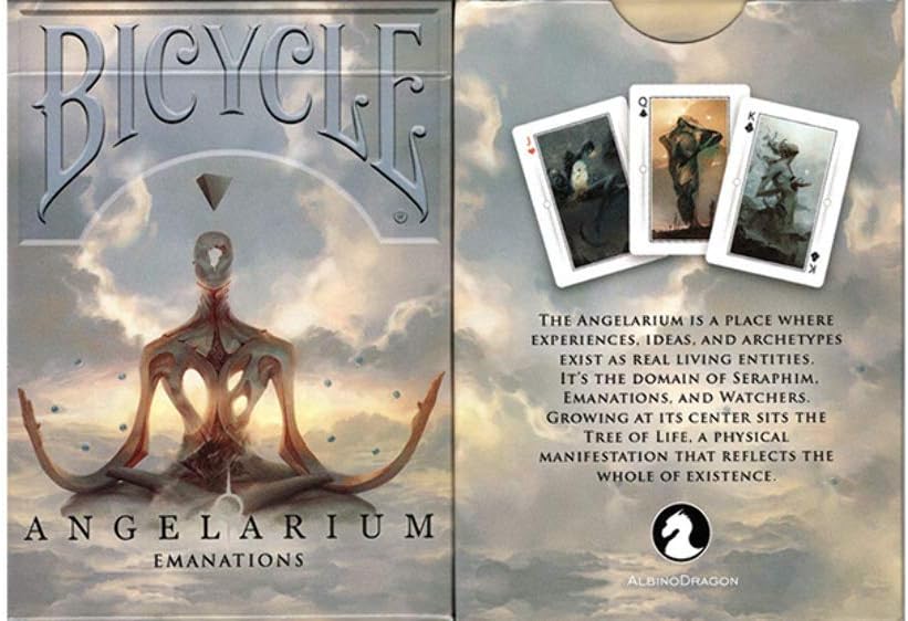 Albino Dragon Angelarium - Emanations Playing Cards