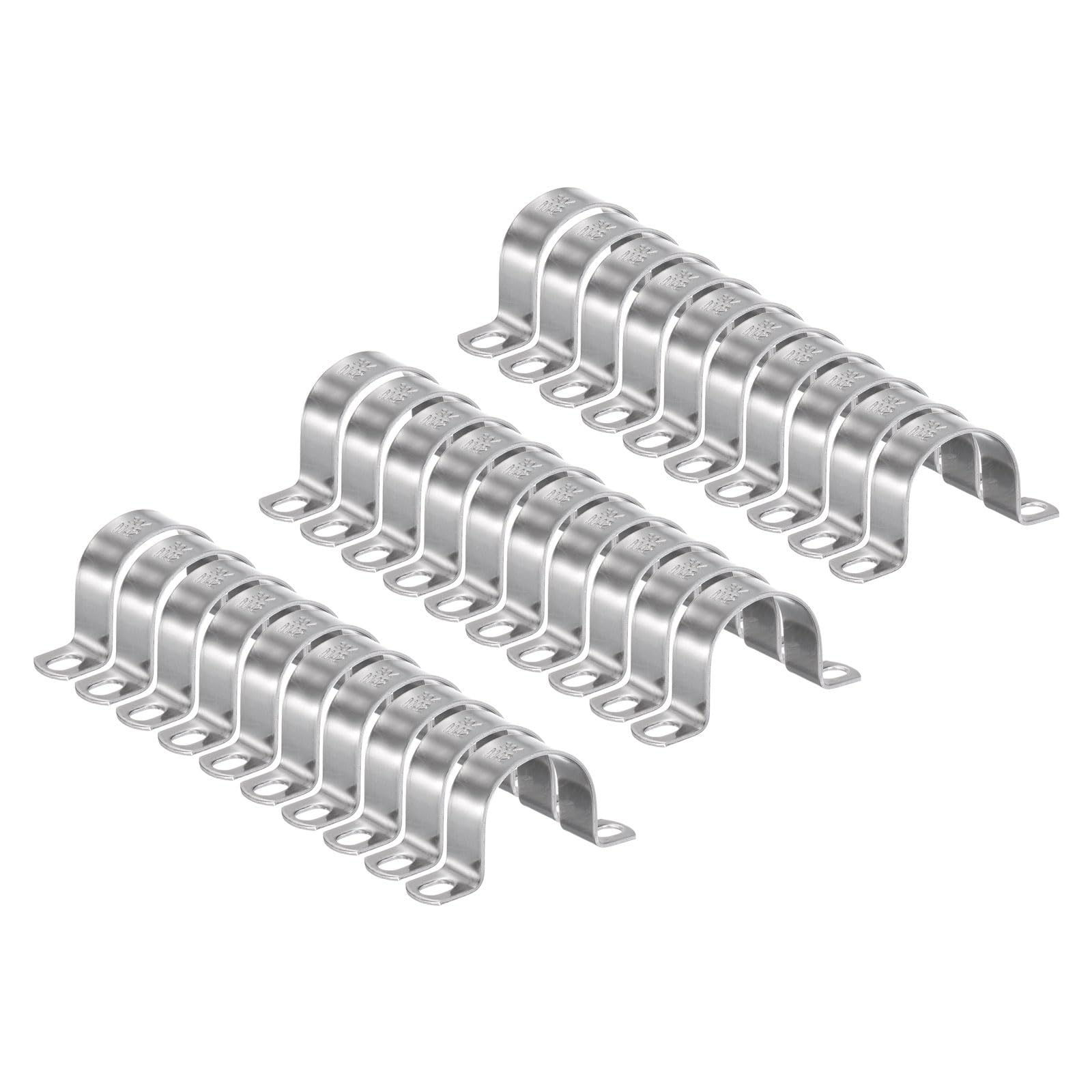 QUARKZMAN 30 Pz Fascette Per Tubo Da 1 5/8" 42mm Fascette A U M42 Per Tubi