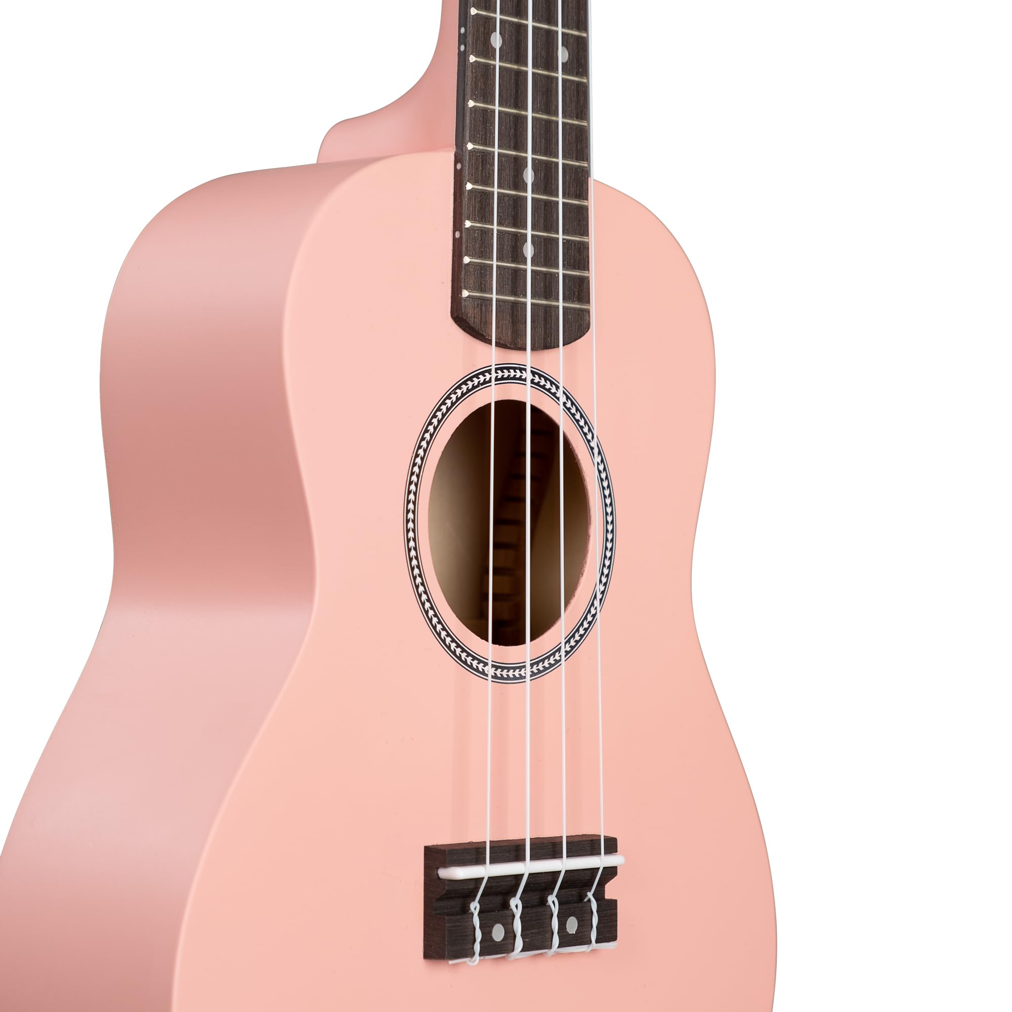 Concert Ukulele Linden Pink Set (incl. Bag, 3 Picks, Book, Tuner)