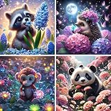 Decoraciones Exquisitas: Pintura de diamantes de animales 5D con patrones claros y colores ricos, perfecto para decorar la sala de estar, dormitorio, estudio, oficina, comedor y otras ocasiones, también ideal para Navidad, inauguración de la casa, cumpleaños u otros festivales
