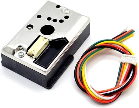 HEXEH PM2.5 Sensor GP2Y1014AU0F Compact Optical Dust Sensor Compatible GP2Y1010AU0F GP2Y1010AUOF Particle Sensor with Cable