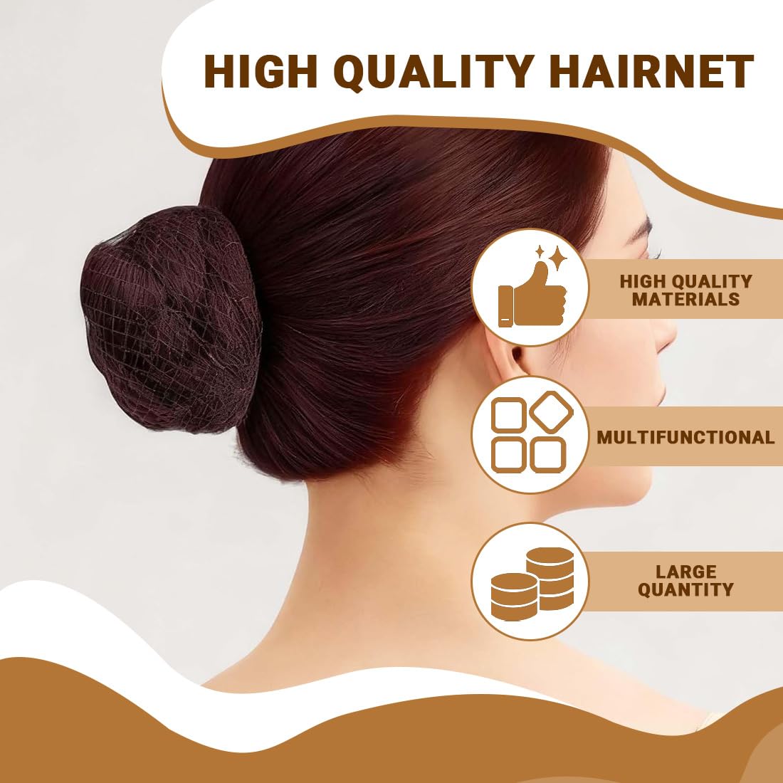 Retine Per Capelli Chignon Set 40 Retine Invisibili 80 Forcine Per Capelli Elasticizzati
