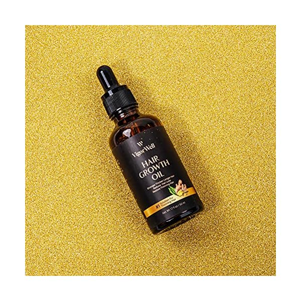 VigorWell Hair Growth Serum Ginger Hair Growth Oil Ginger Prevent Hair Loss and Natural Serum for Thicker, Stronger…