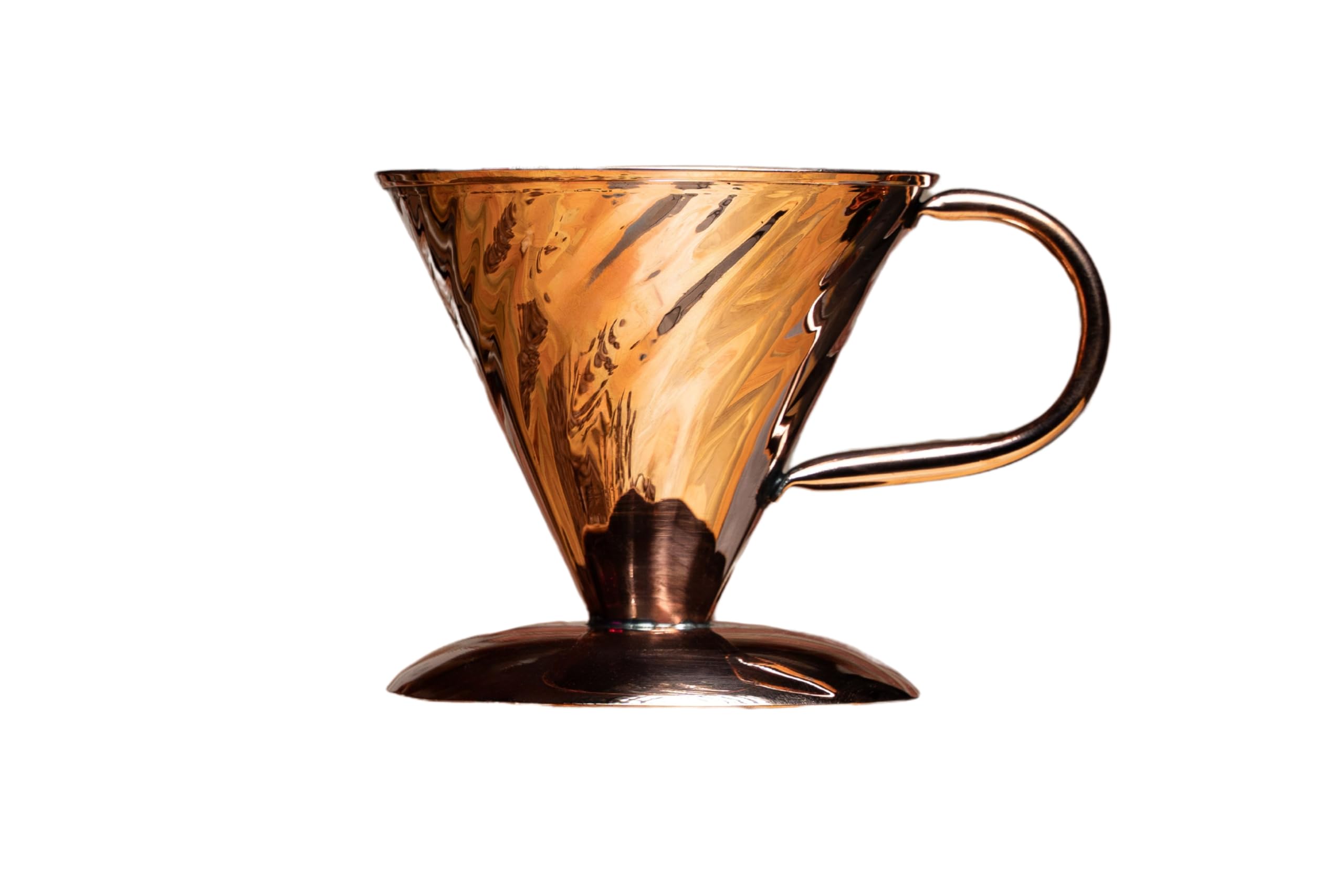 Copper V60 Dripper 0.35L Single Cup Coffee Maker