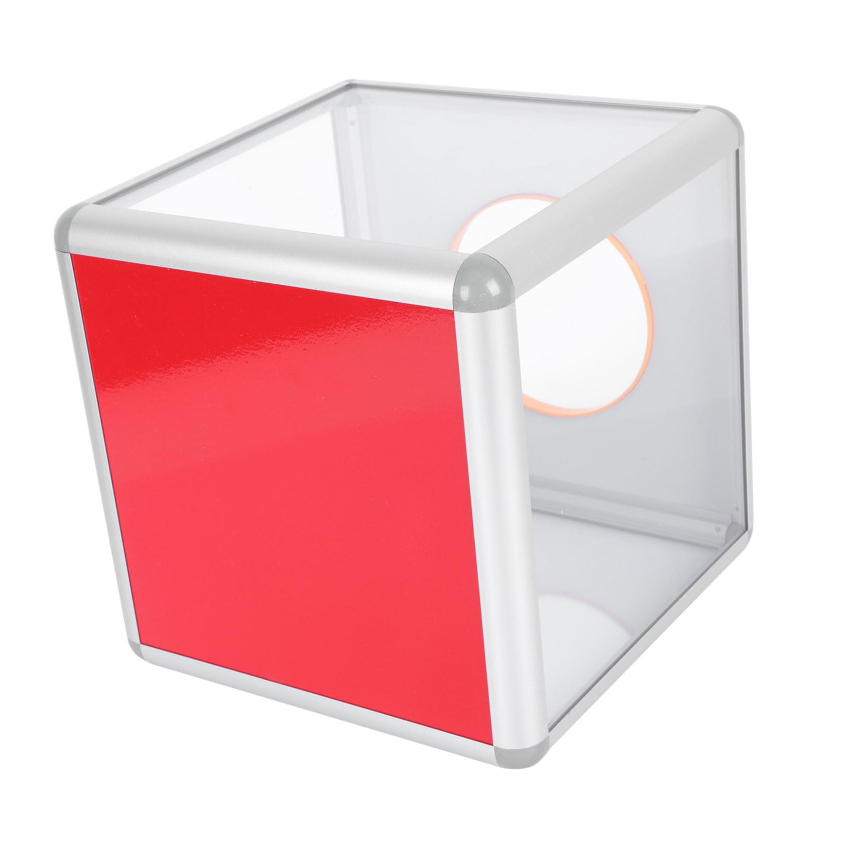 Caja Transparente para Sorteos Diseño Simple y Aleación de Aluminio Resistente al Óxido, Adecuado para Buzón de Oficina y Papeleo