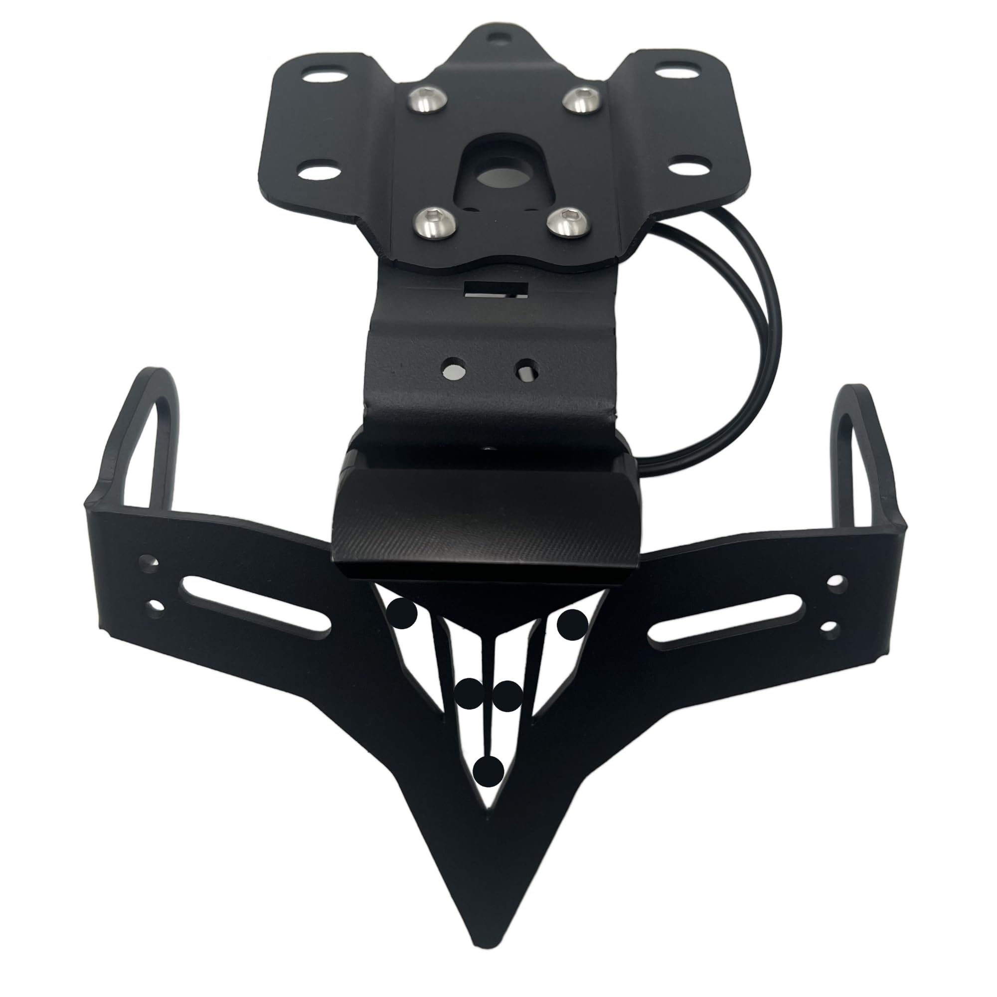 Support de plaque Yamaha MT-07 et FZ-07 de 2013 à 2023 avec support d'immatriculation