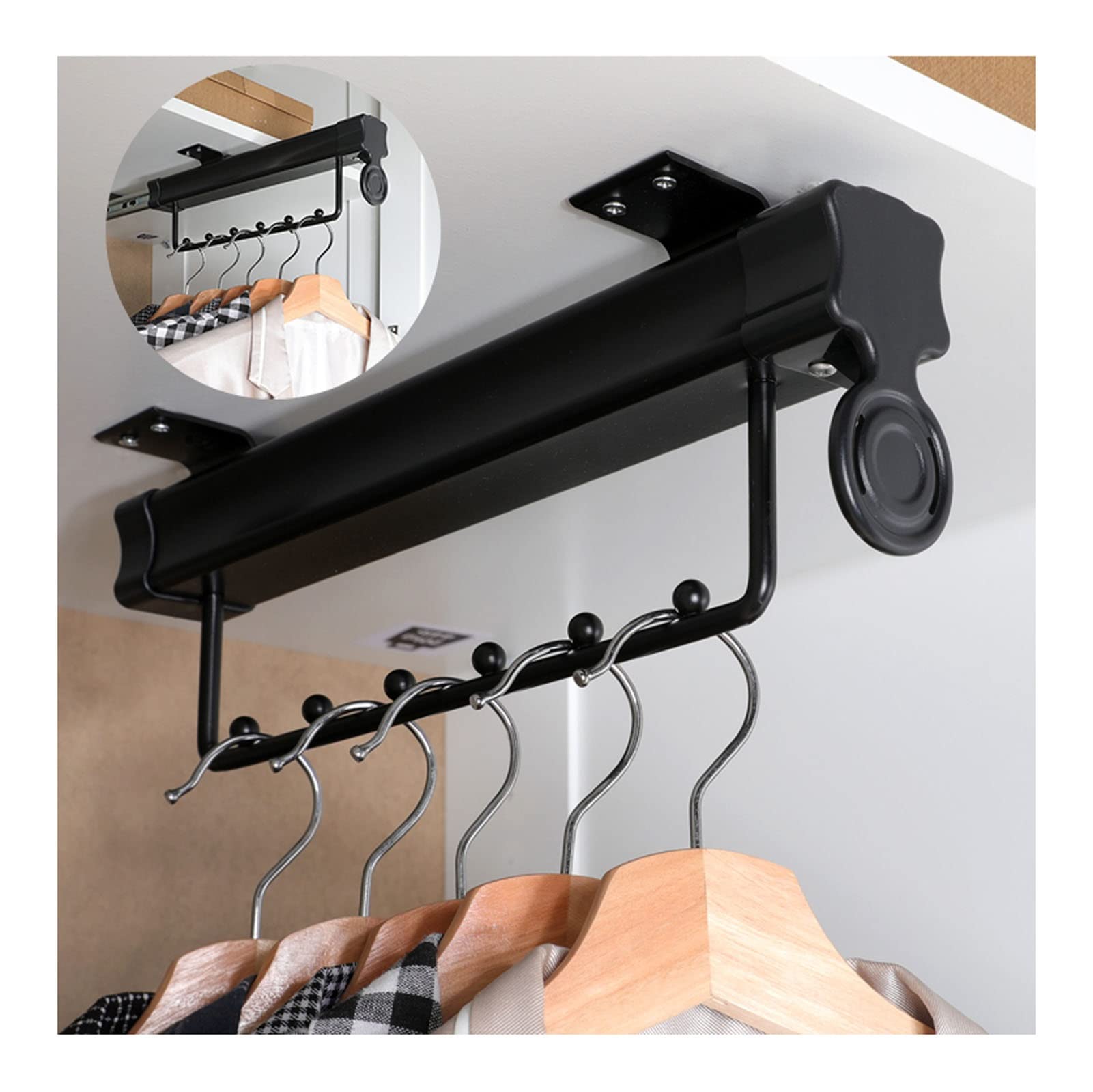Rack de pantalons réglable pour un dressing de chambre bien ordonné