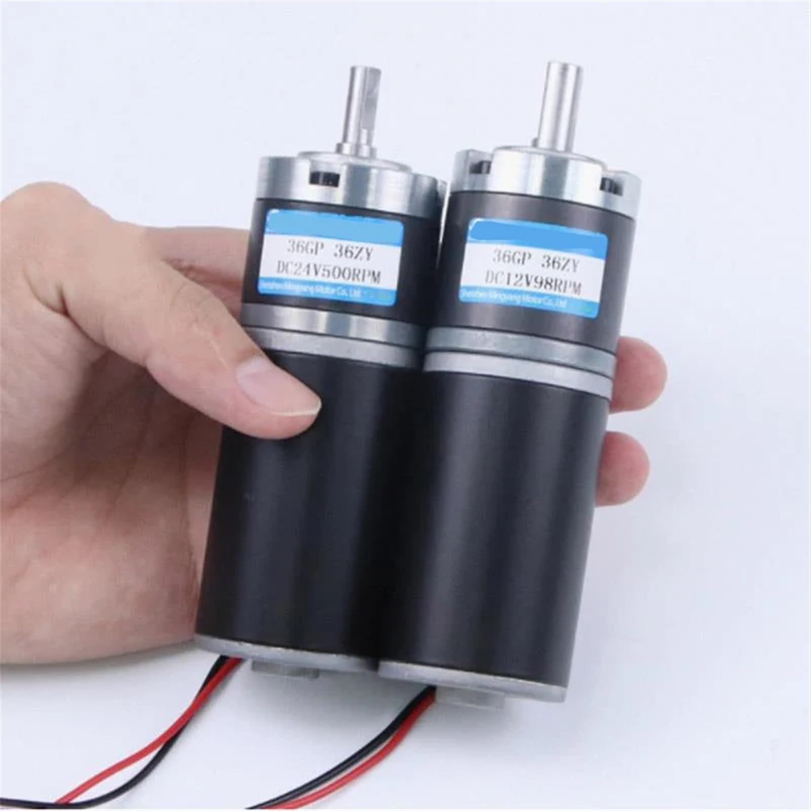 36-36ZY 100kg.cm Motore con Riduttore epicicloidale a velocità Regolabile, Reversibile, a Bassa rumorosità, ad Alta Coppia e Lunga Durata, 12V 24V CC(24v 8mm,296rpm)