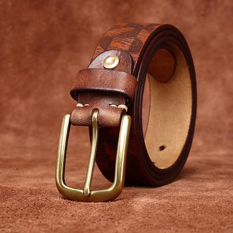 Belt for Men Men's Dress Casual Belt Adjustable Belts Cowhide Belt Men 100cm,105cm,110cm,115cm,120cm,125cm,130cm3
