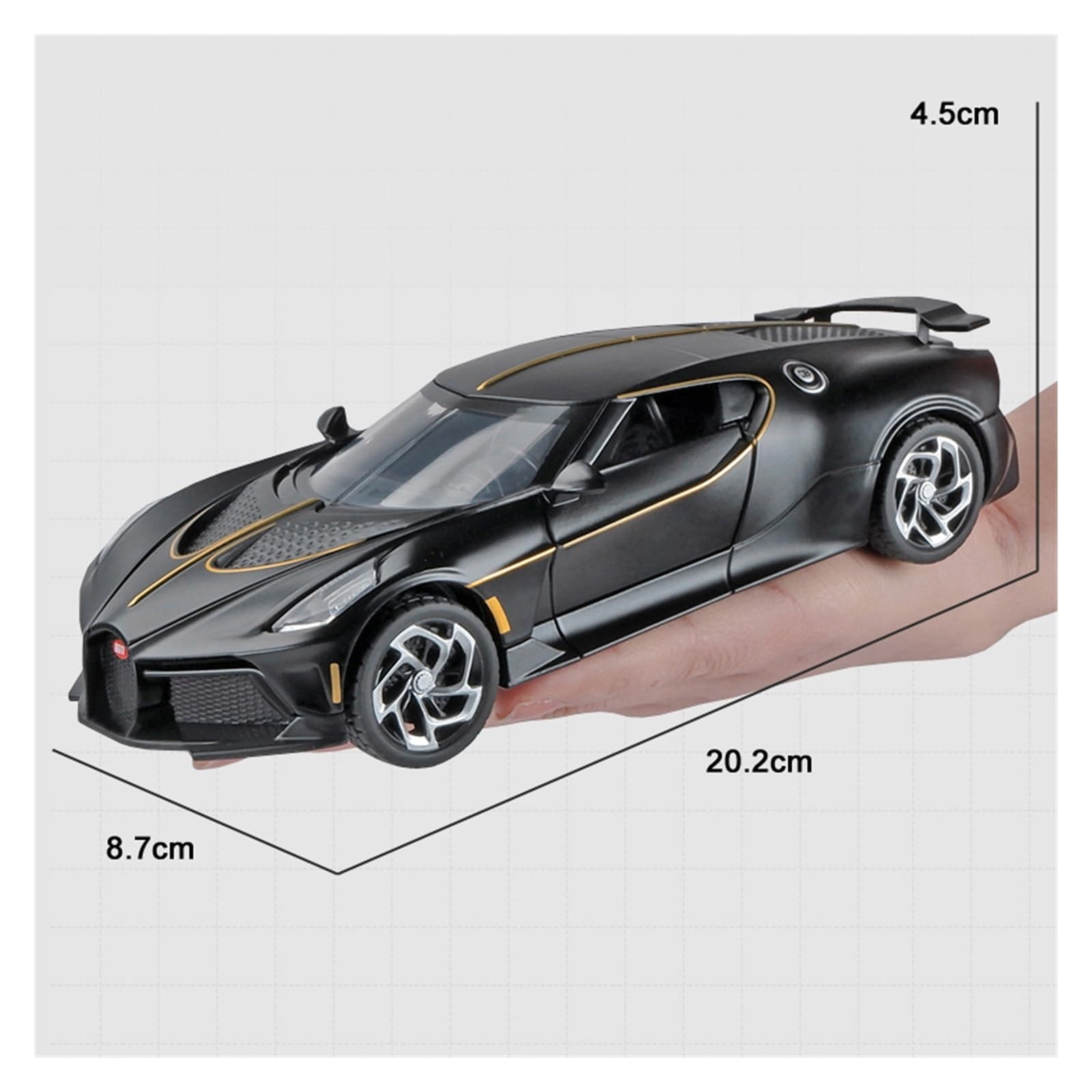 Amazon | 1:24 ブガッティに最適 ラヴォワチュールノワール