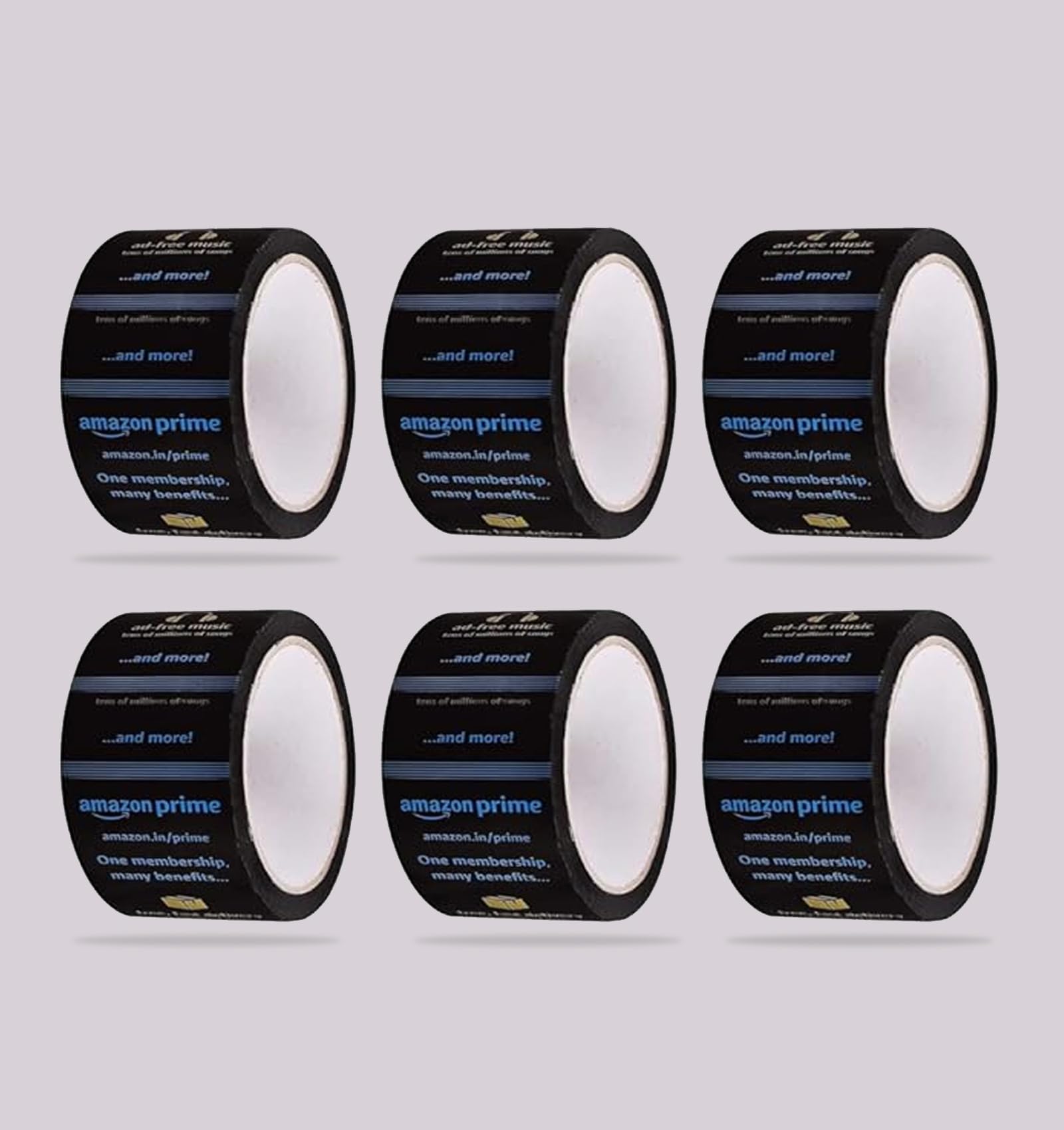 SHREE KALA ENTERPRISES Amazon branded Prime Packaging Tape 3 Inches | 65 Meter | Self Adhesive Heavy Duty Tape Roll Ideal for Packaging Box | Storage Box Packing Tape | Amazon Printed Tape | Set Of 6 (B0D14JB2R9) Amazon Price History, Amazon Price Tracker