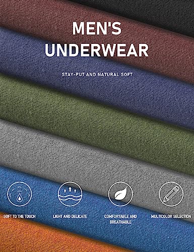 Image of Natural Feelings Boxer Briefs Mens Underwear Men Pack Soft Cotton Open Fly Underwear
