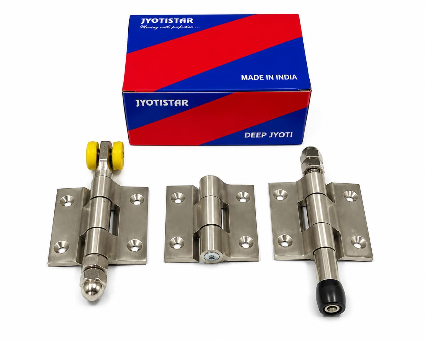 DEEPJYOTI | Light Duty Sliding Folding Door System | Side Mounted | JS 180.24 SS Full Set Side Hung Door Fittings-image-13