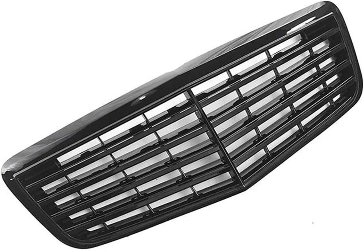 Front Bumper Grille For Mercedes For Benz E-Class W211 2006 2007 2008 OE Model Gloss Black Front Bumper Racing Grille