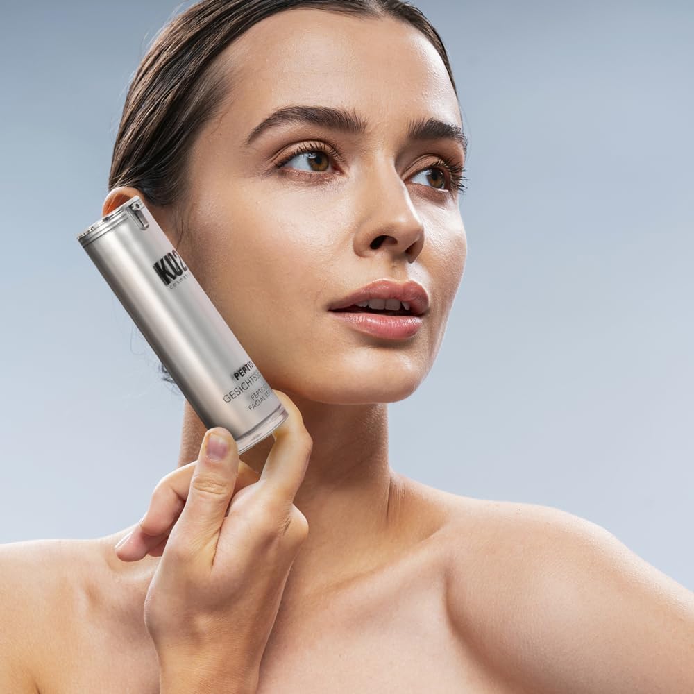 KU2 Cosmetics Peptide Serum Anti Aging Gesichtsserum, 30ml | Hochwirksame & straffende Gesichtspflege für glatte und jugendliche Haut, Made in Germany
