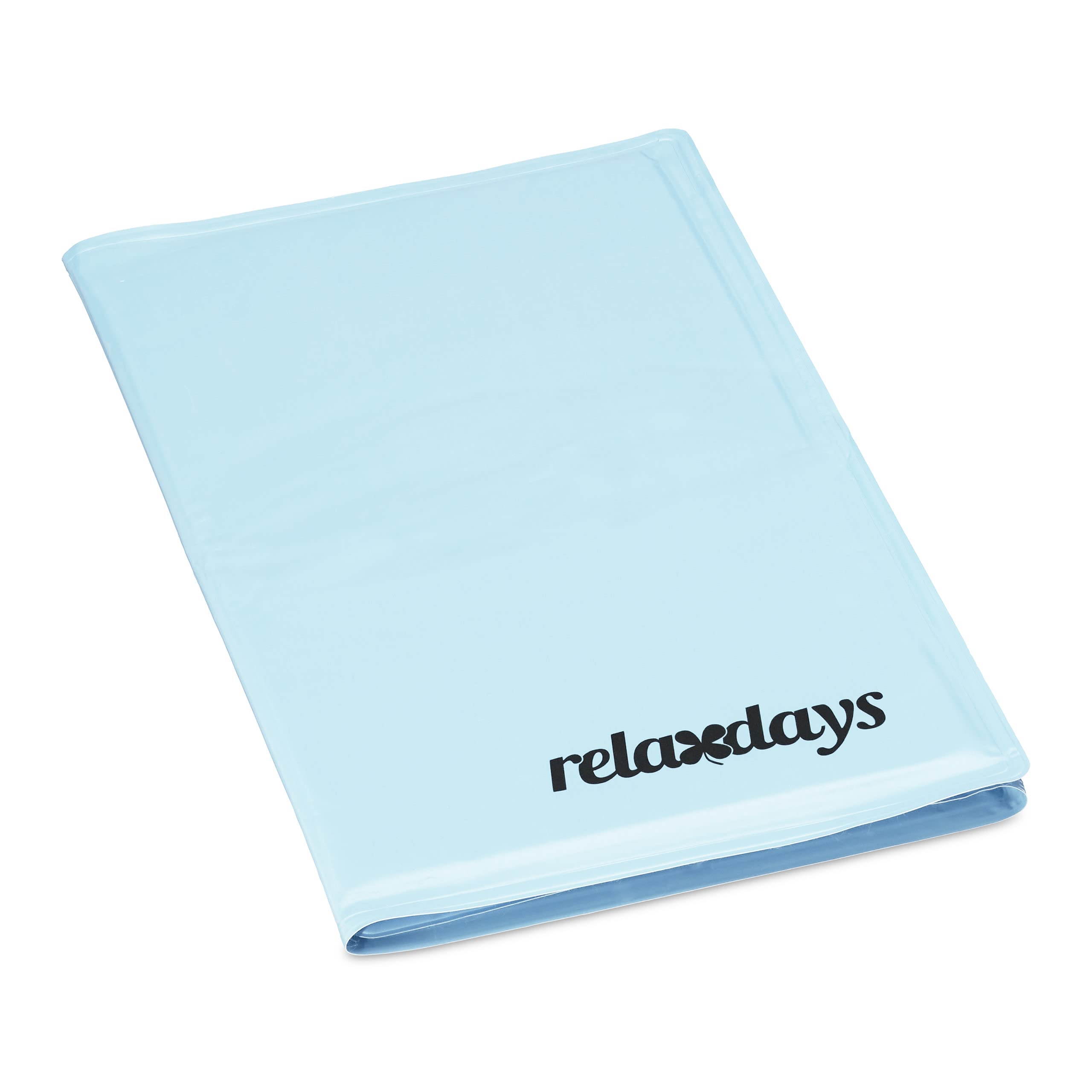 Relaxdays Mata chłodząca dla psa, samochłodząca mata dla psa, żelowa, zmywalna, podkładka chłodząca dla zwierząt domowych, jasnoniebieska