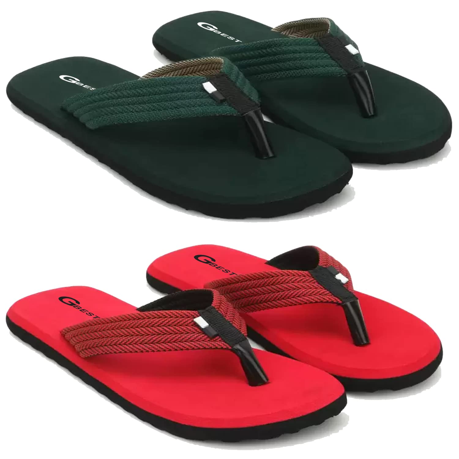 G BEST Slippers And Flip Flops For Men (RED, GREEN, numeric_10) (B0BJ95HS25) Amazon Price History, Amazon Price Tracker