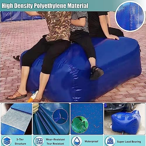 Portable Water Bladder Storage Tank 1100L - Foldable Rainwater Bag for Drought Resistance, Fire Protection, and Irrigation - Durable Water Storage Solution