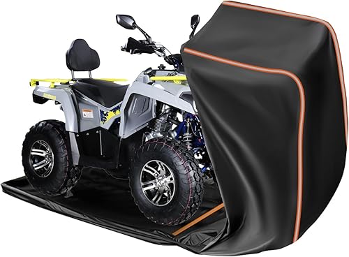 Miniatura 9 de Funda Completa para Motocicleta Impermeable para Almacenamiento Interior/Exterior, Funda Impermeable para Motocicleta Resistente con Tiras