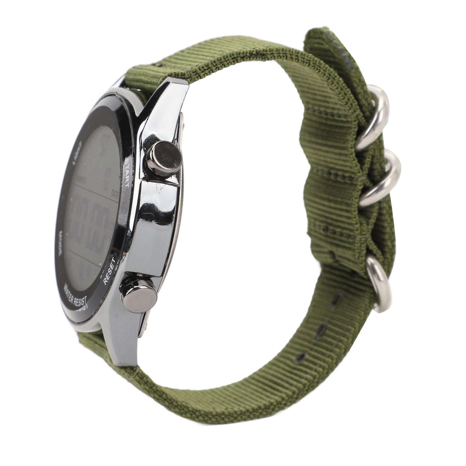 Orologio Sportivo Digitale da Uomo, Orologi Sportivi Elettronici con Cinturino in Nylon Intelligente per Esterni (OD Verde)