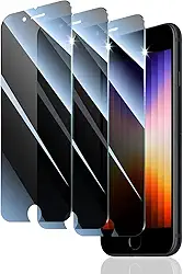 Película 3D Privativa Grossa para iPhone 16 – Vidro Temperado 9H, Cobertura Total, Anti-Espião, Compatível com Capas, Alta Sensibilidade Touch, Proteção Premium