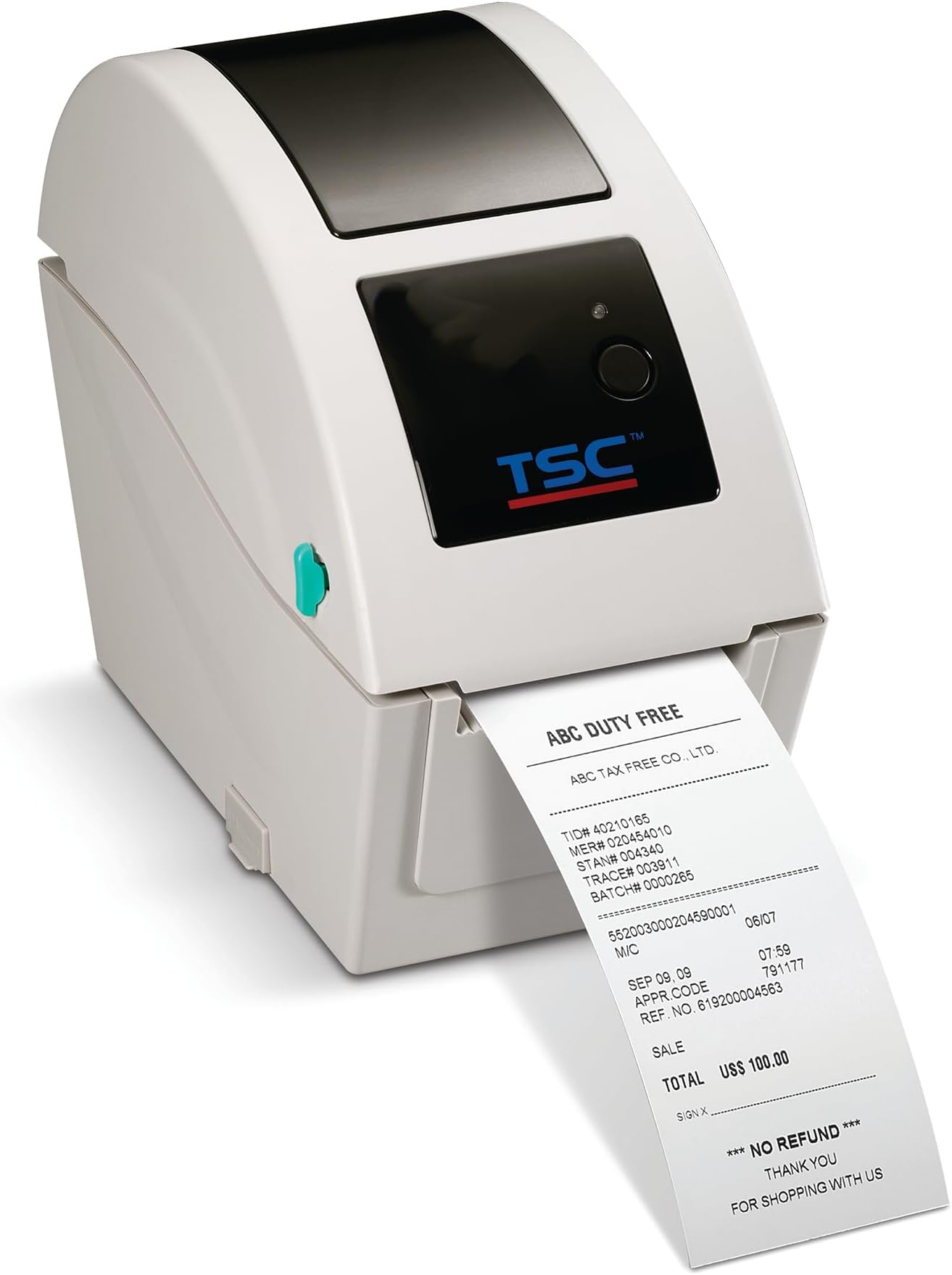 Tsc, Printer, Tdp-225, 2 Inch Label Printer, 5 Inch Od, Prints Up to 5 IPS, Includes USB 2.0 and Serial, Replaces 99-039A001-00Lf
