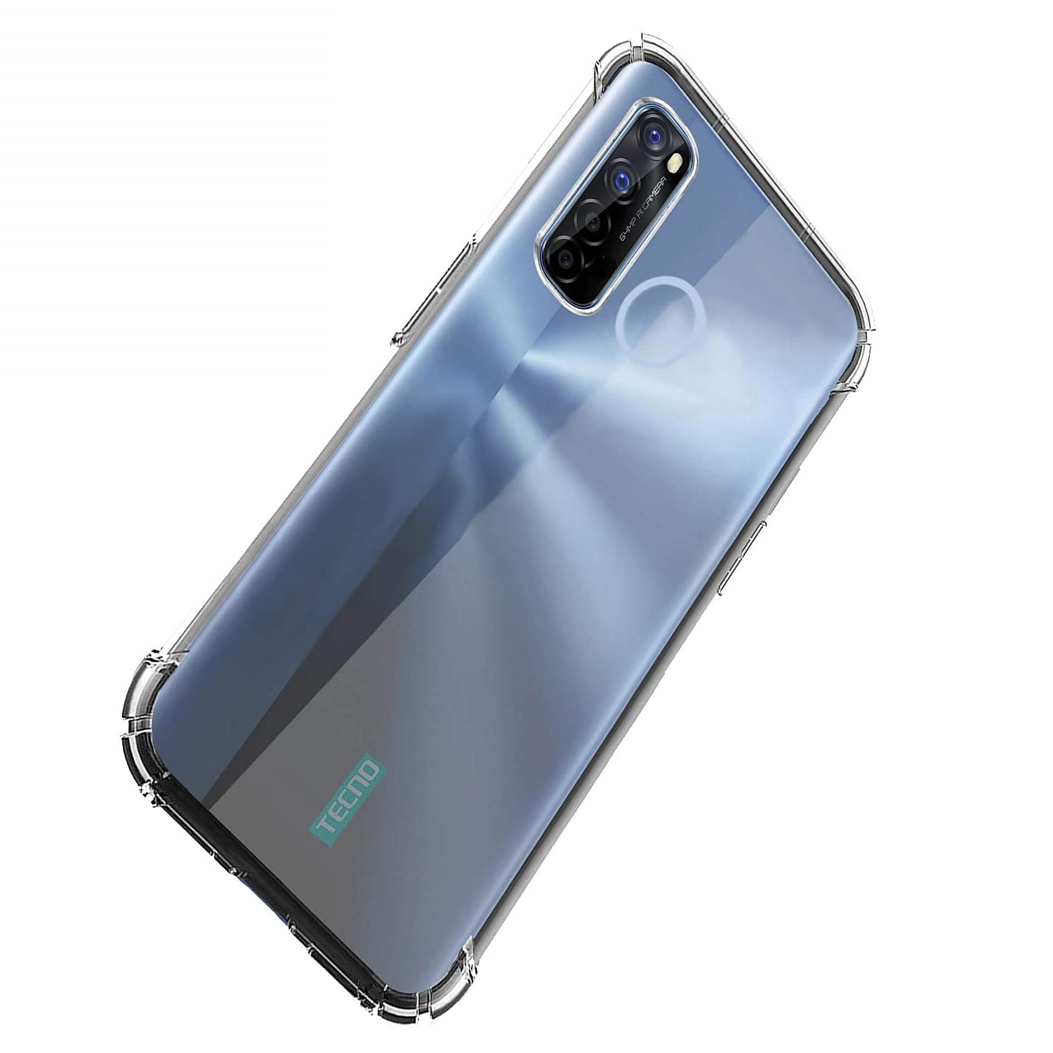 Back Cover for Techno Spark 5 | Spark 5 Pro Case Cover [Protective + Anti Shockproof CASE] Back Cover Case - Techno Spark 5 / Techno Spark 5 Pro Transparent Cover (B096BD4TFP) Amazon Price History, Amazon Price Tracker