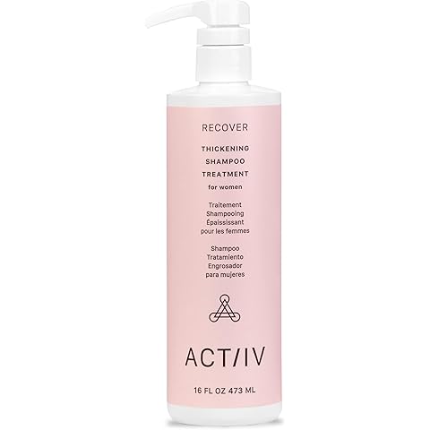 ACTIIV Recover Thickening Shampoo Treatment For Women | Supports the Appearance of Fuller, Healthier-Looking Hair, Supports Scalp Health, Plant-Based, Color-Safe, Vegan, All Hair Types
