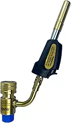Maçarico portátil automático Hand Torch JH-1ST resistente rotação 360º econômia e controle de chama 1982ºC Culinário Gourmet PREMIUM queima solda profissional 1982ºC soldagem brasagem válvula ajuste