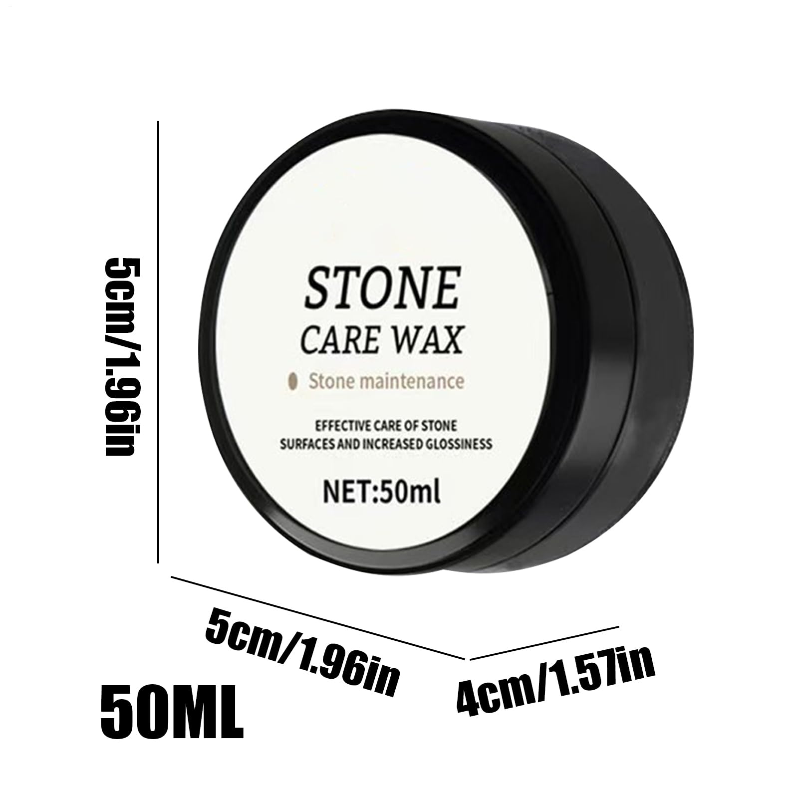 Stone Polish – Pasta detergente per pavimenti in piastrelle, impermeabile, cera lucidante per pavimenti in marmo per mobili, doccia, piano cottura, cucina, bagno