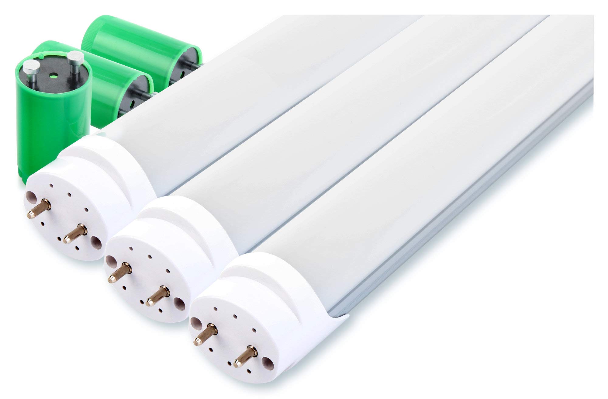 Showlite Tubo LED T8W18K45F-1200 1200mm Set da 3 (Bianco Luce Diurna 4500K) | Senza luce IR e UV, Lunghezza: 1200mm, Diametro: 26mm, 96 LED, Attacco: G13/T8, Luminosità: 1750 Lumen, Potenza: 18W