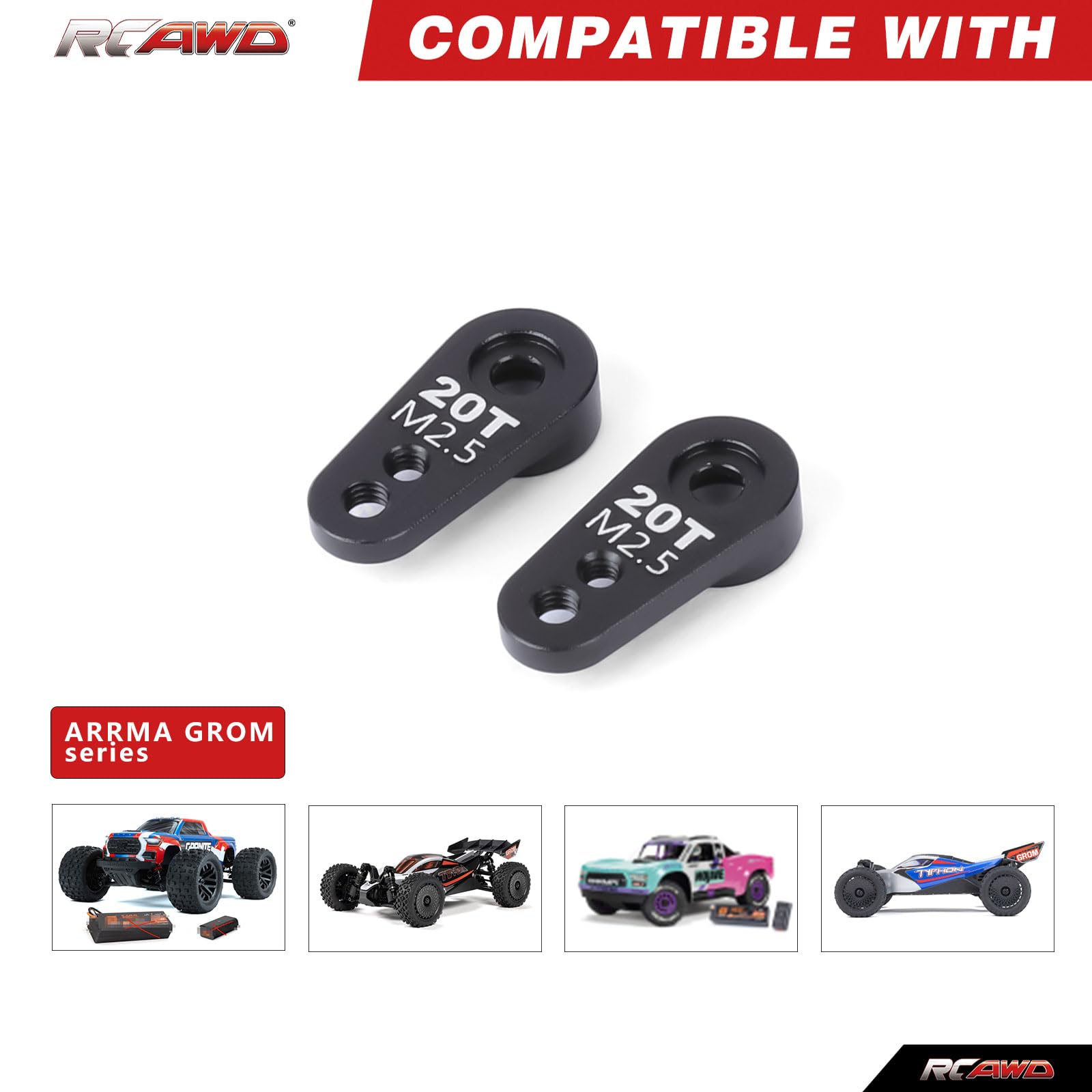 maaさま Amazon.com: RCAWD 20T Servo Arm Steering Servo Horn for