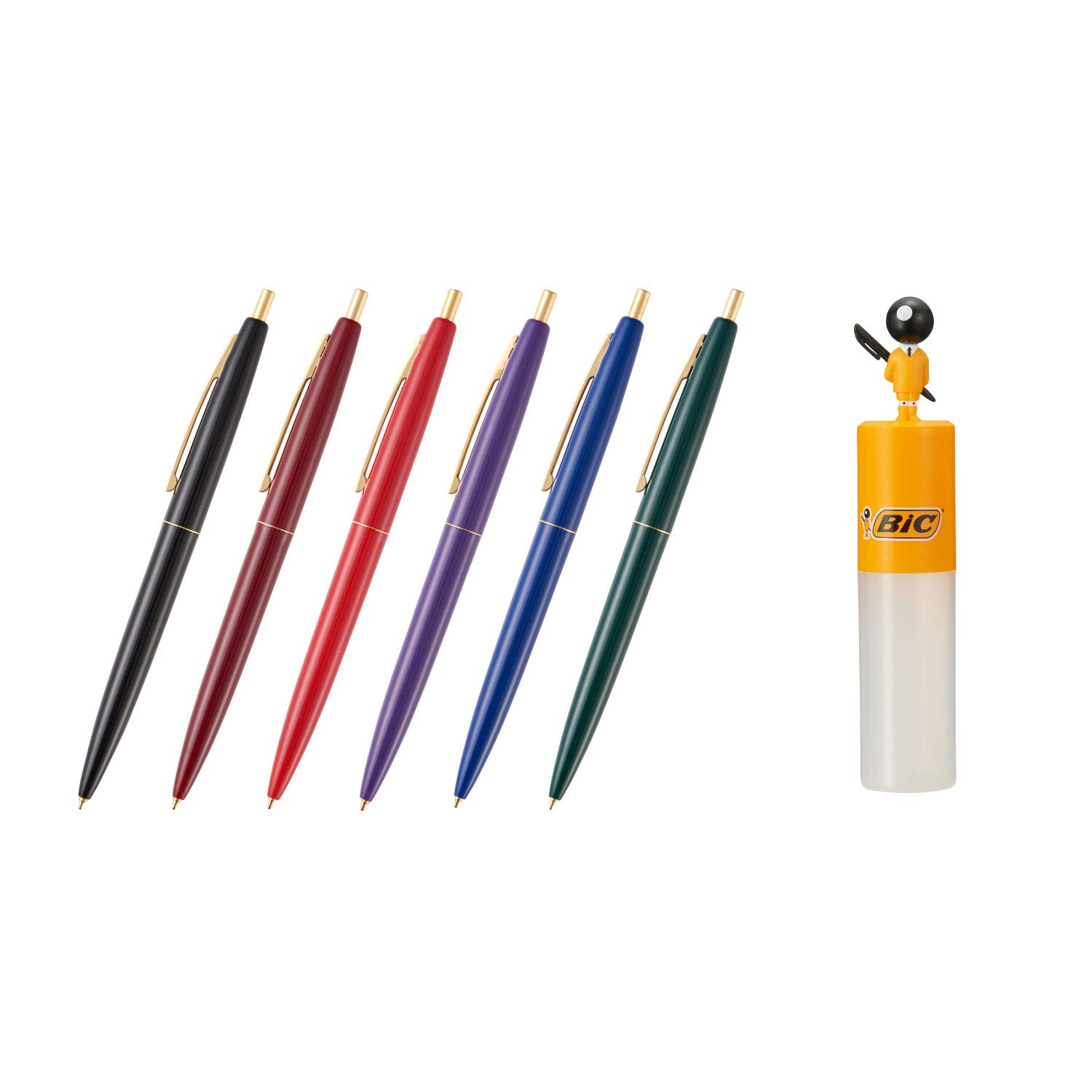 Amazon | ビック(Bic) ボールペン クリックゴールド 0.7 油性 黒