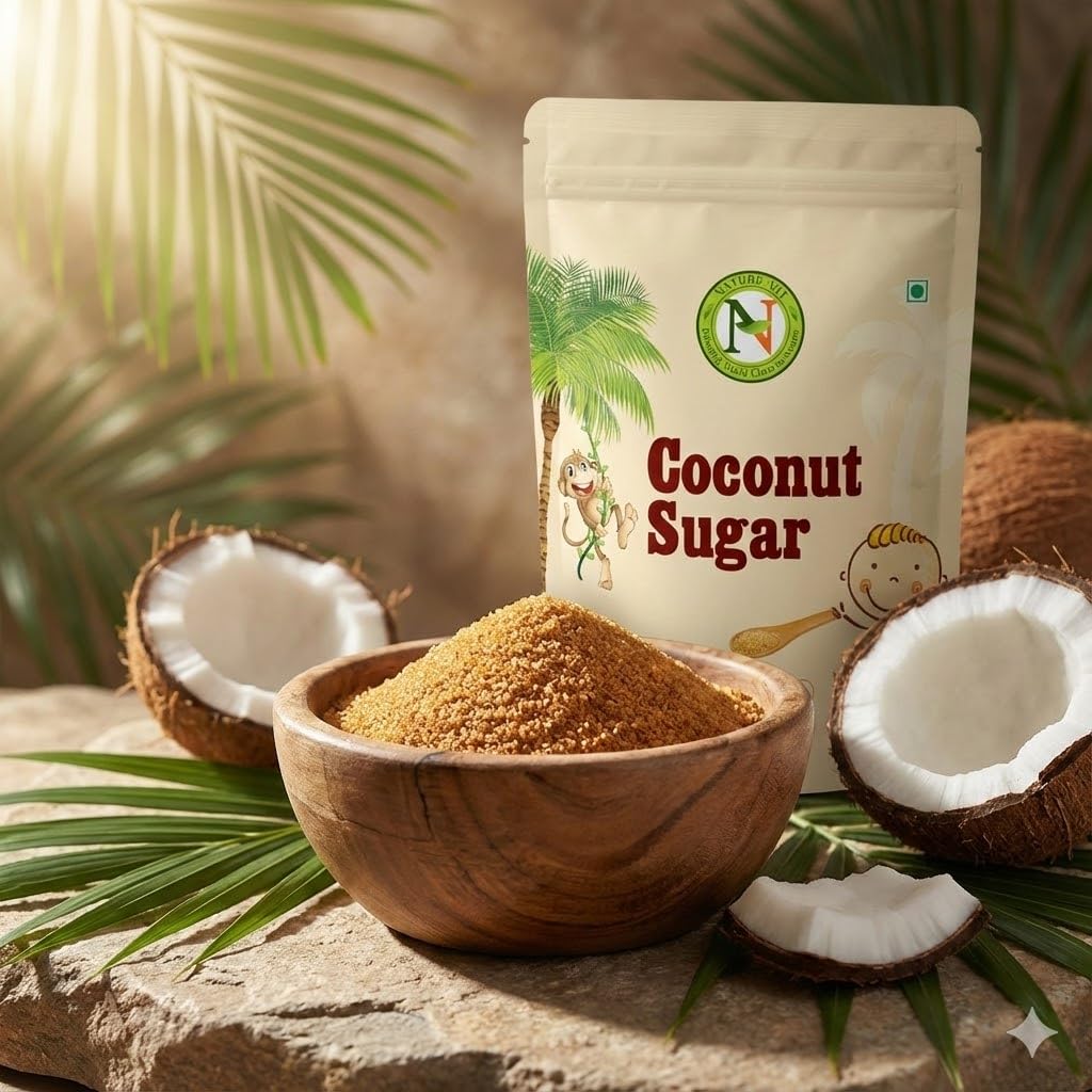 Nature Vit Coconut Sugar [All Natural Coconut Nectar] (500 Grams)