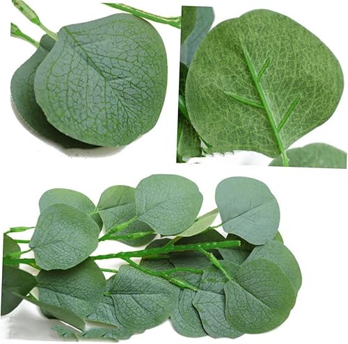 Miniatura 5 de YARNOW Garland Simulation Rattan Rattan Decoration Bastones De para Green Wreath Artificiales Decorativas para Sala Greenery Leaf Vine Garland